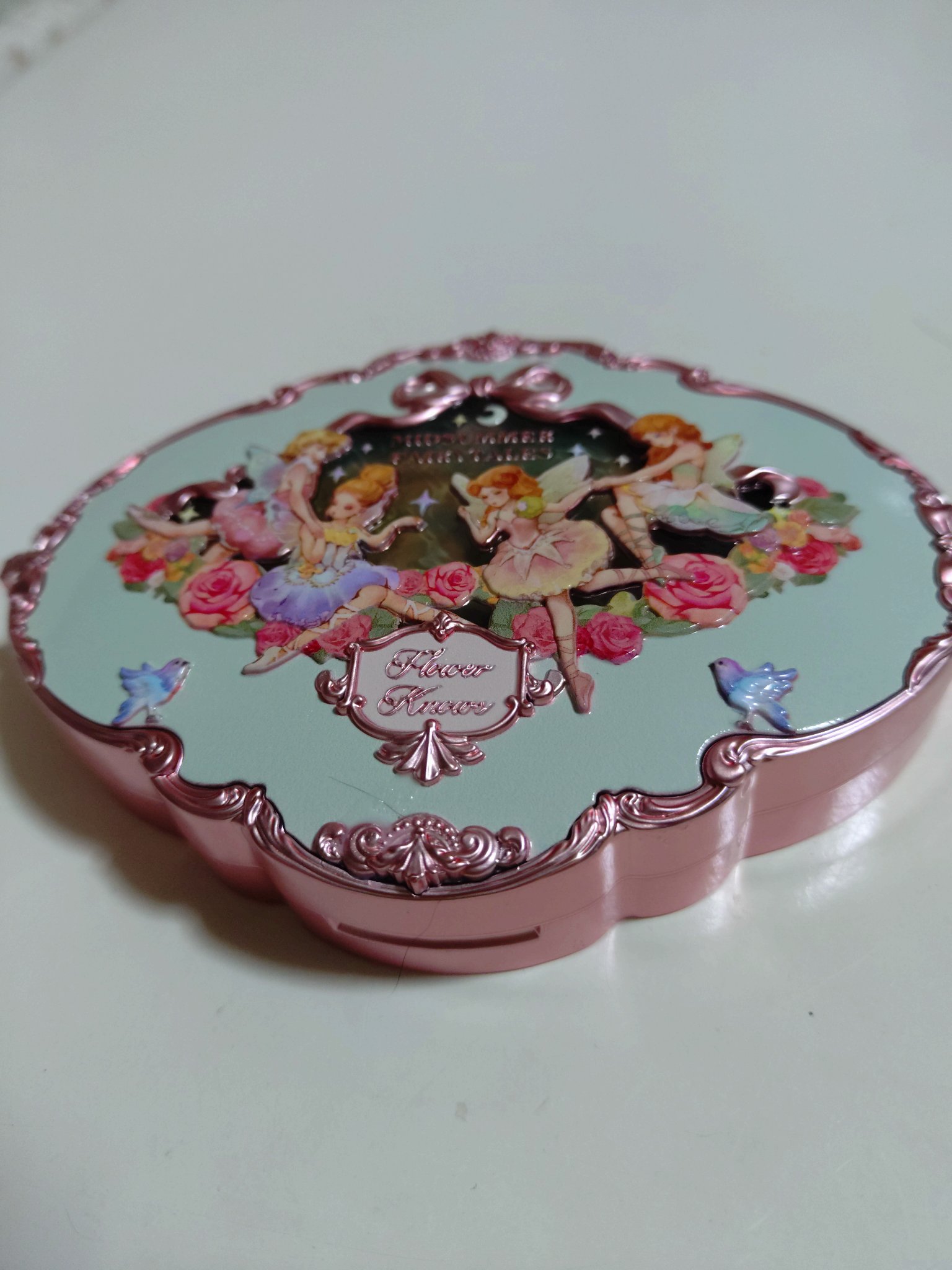 ミッドサマーフェアリーテイルズコレクション 5色アイシャドウパレット 03 Fairy Melody（限定）/FlowerKnows/アイシャドウパレットを使ったクチコミ（2枚目）