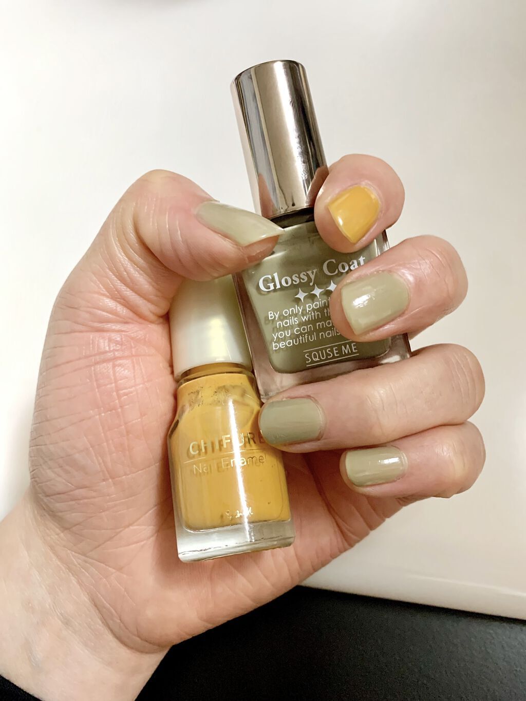 ネイル エナメル 848 イエロー系/ちふれ/マニキュアを使ったクチコミ（1枚目）