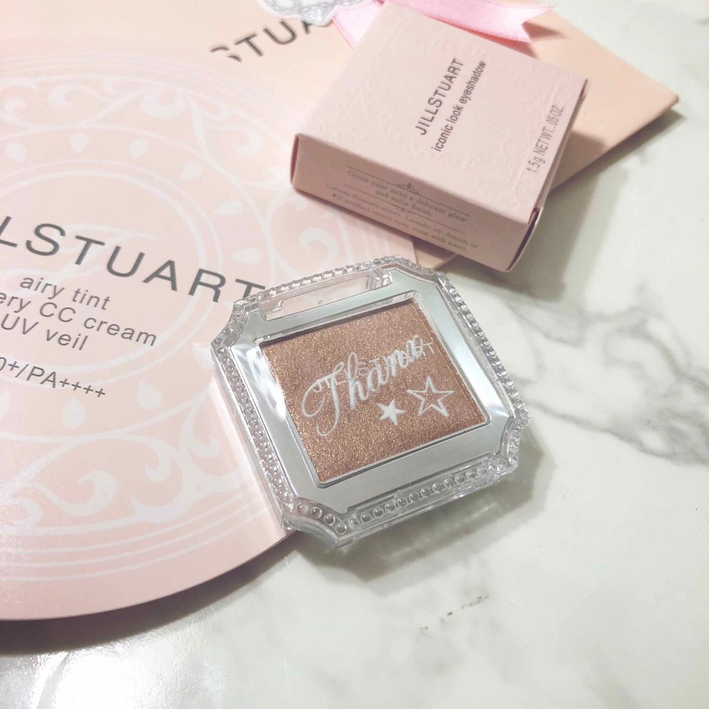 アイコニックルック アイシャドウ S503 thanx/JILL STUART/単色アイシャドウを使ったクチコミ（2枚目）