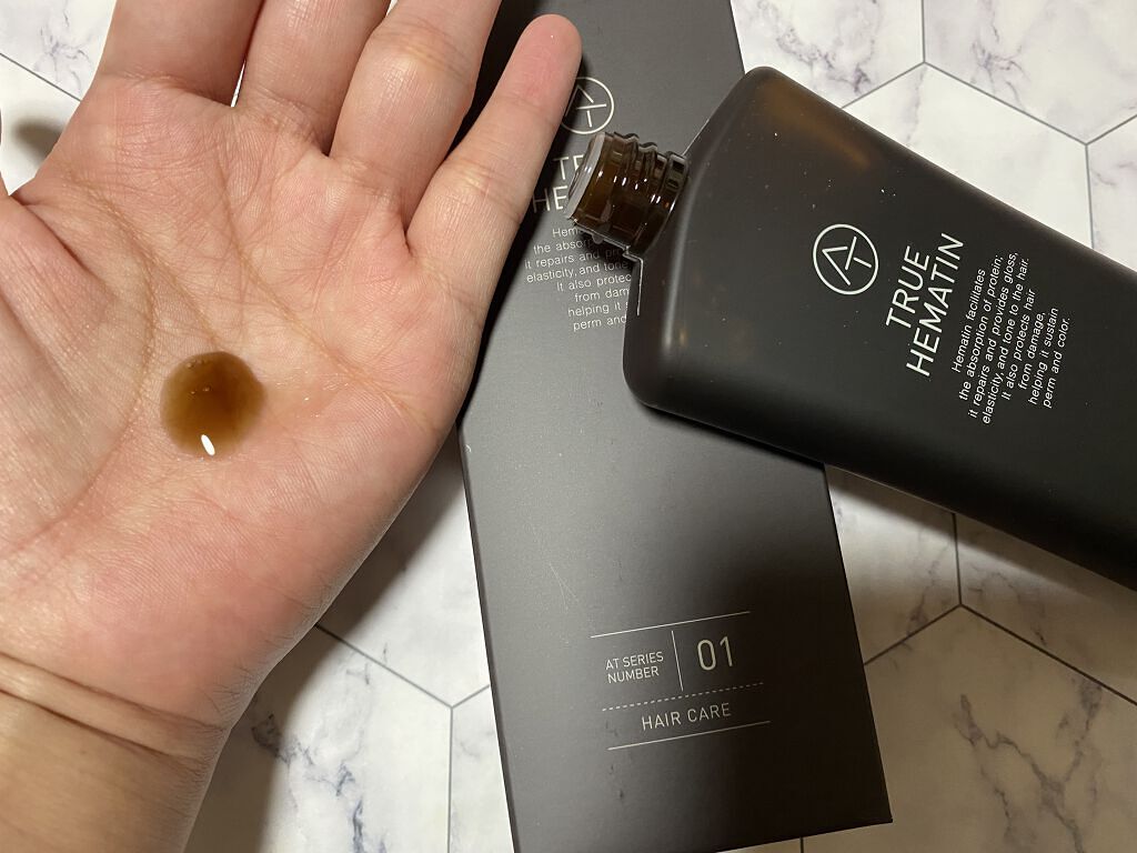 トゥルーヘマチン/AT(アット)/洗い流すヘアトリートメントを使ったクチコミ（3枚目）