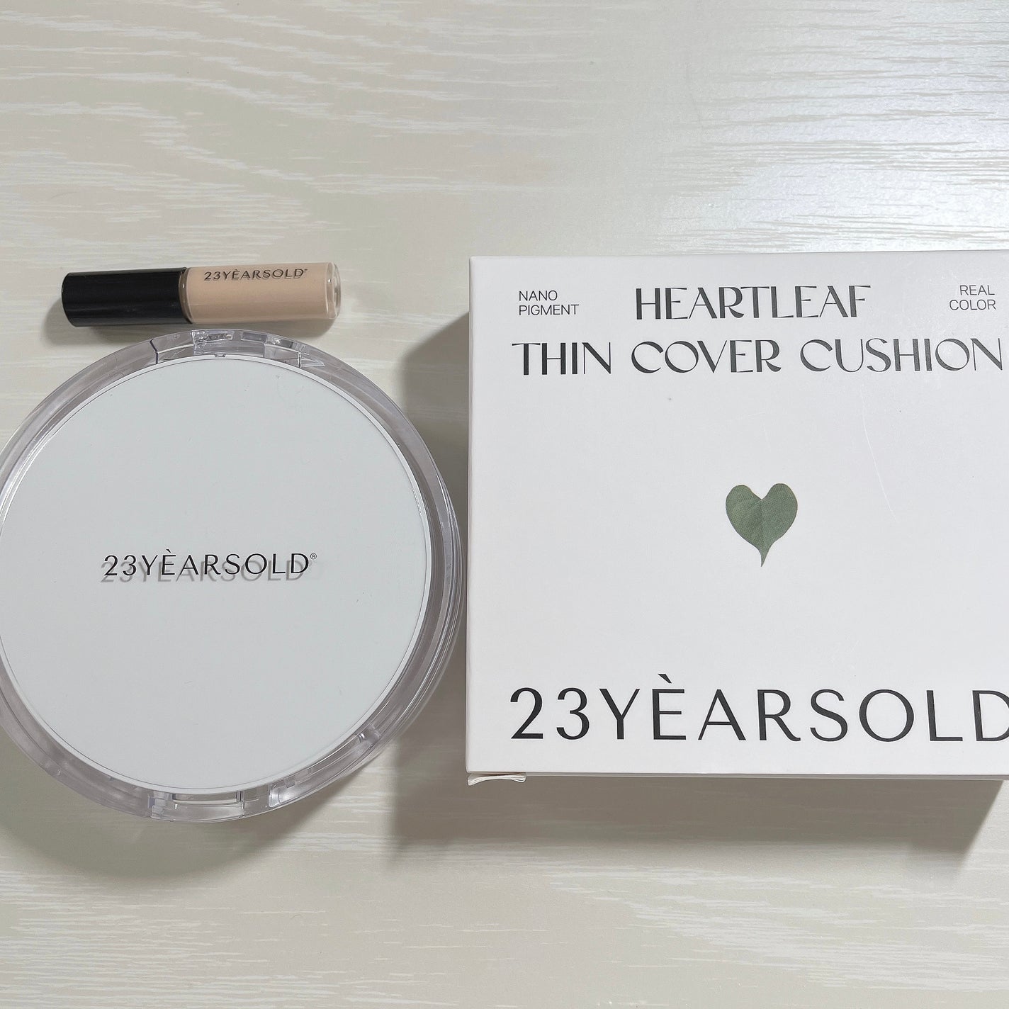 ハートリーフシーンカバークッション/23years old/クッションファンデーションを使ったクチコミ(1枚目)