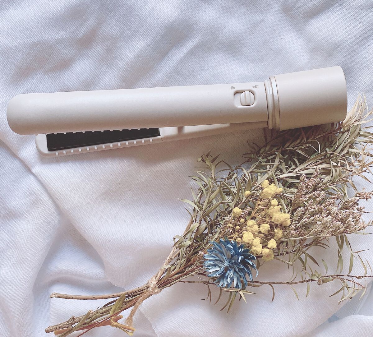 スタイリッシュ モバイルヘアアイロン(MHS-1342) アッシュグレー/mod's hair/ストレートアイロンを使ったクチコミ（3枚目）