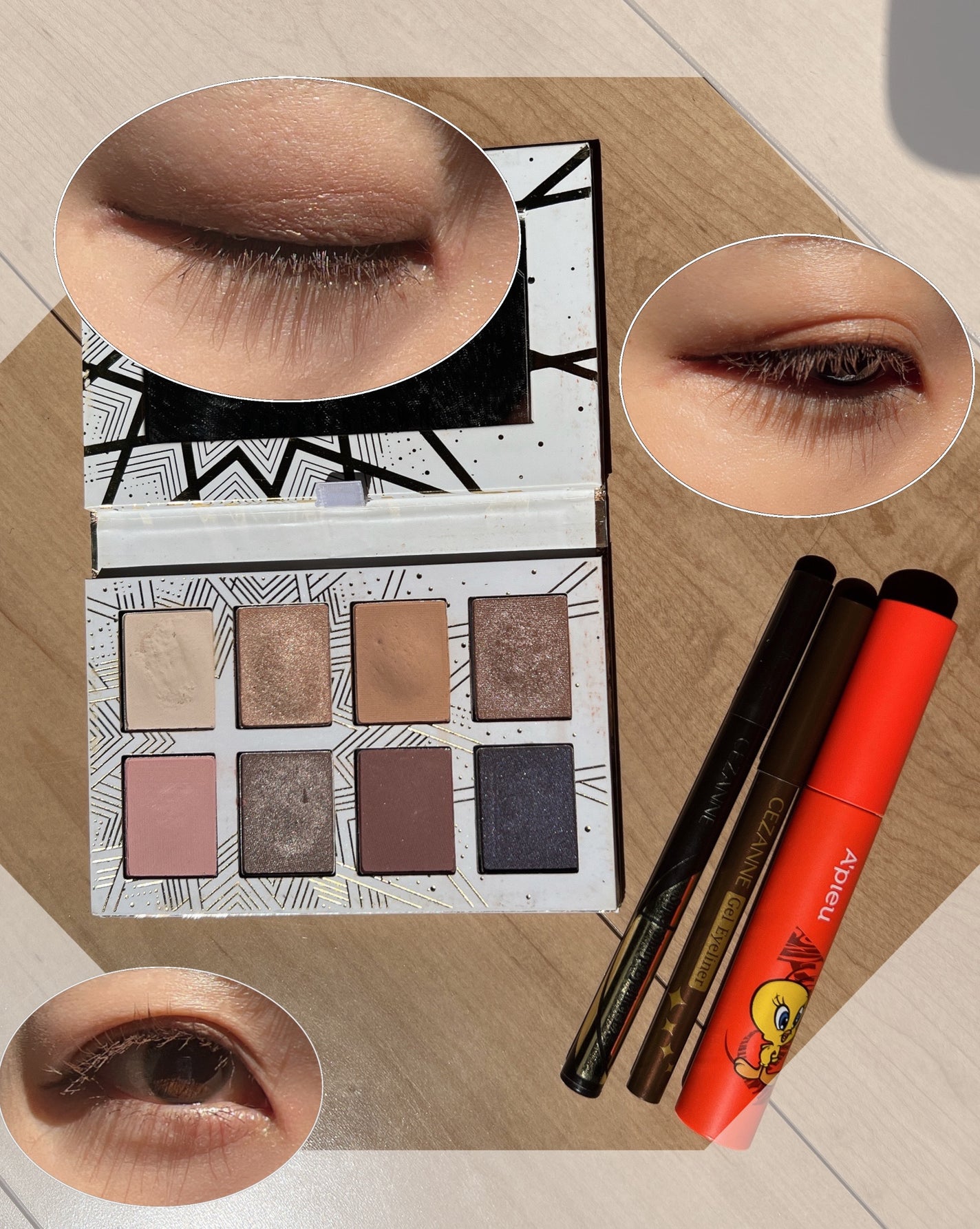 ジェルアイライナー/CEZANNE/ジェルアイライナーを使ったクチコミ(1枚目)