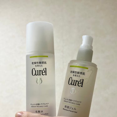 キュレル 皮脂トラブルケア 化粧水のクチコミ「💧Curél 皮脂トラブルケア 化粧水
　　　　 皮脂トラブルケア 保湿ジェル


☑皮脂をケ.....」（3枚目）