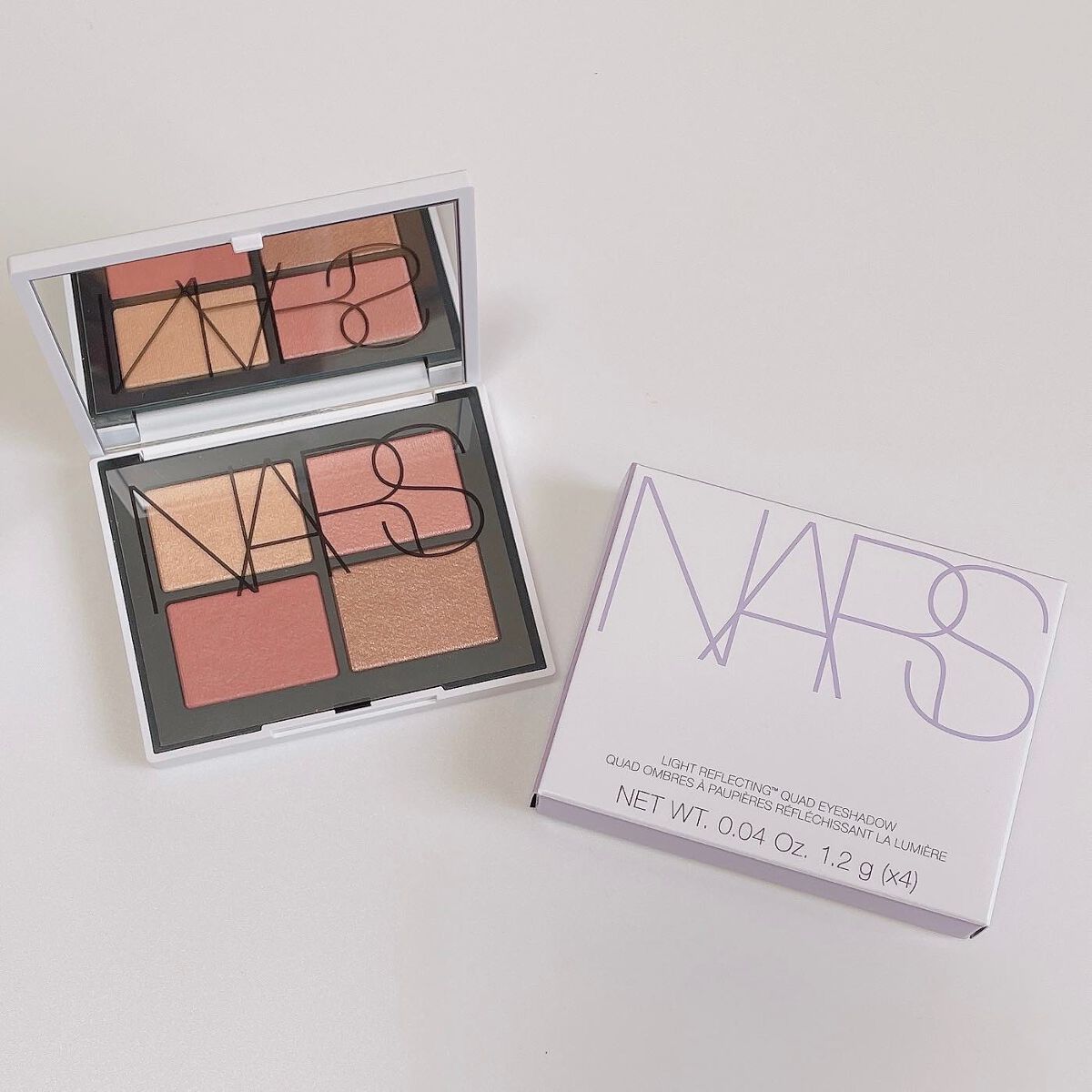 ライトリフレクティング クワッドアイシャドー/NARS/アイシャドウパレットを使ったクチコミ(2枚目)