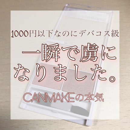 シルキースフレアイズ/キャンメイク/アイシャドウパレットを使ったクチコミ(1枚目)