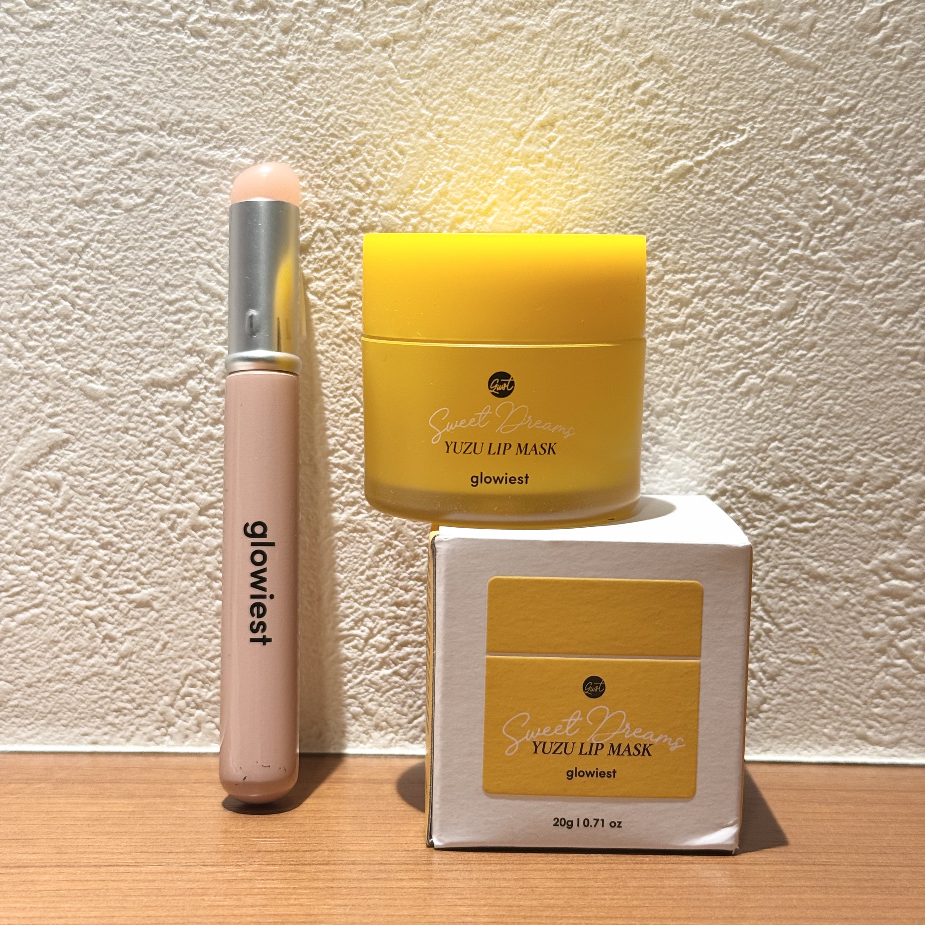 スイートドリームリップマスク/glowiest/リップマスクを使ったクチコミ（1枚目）