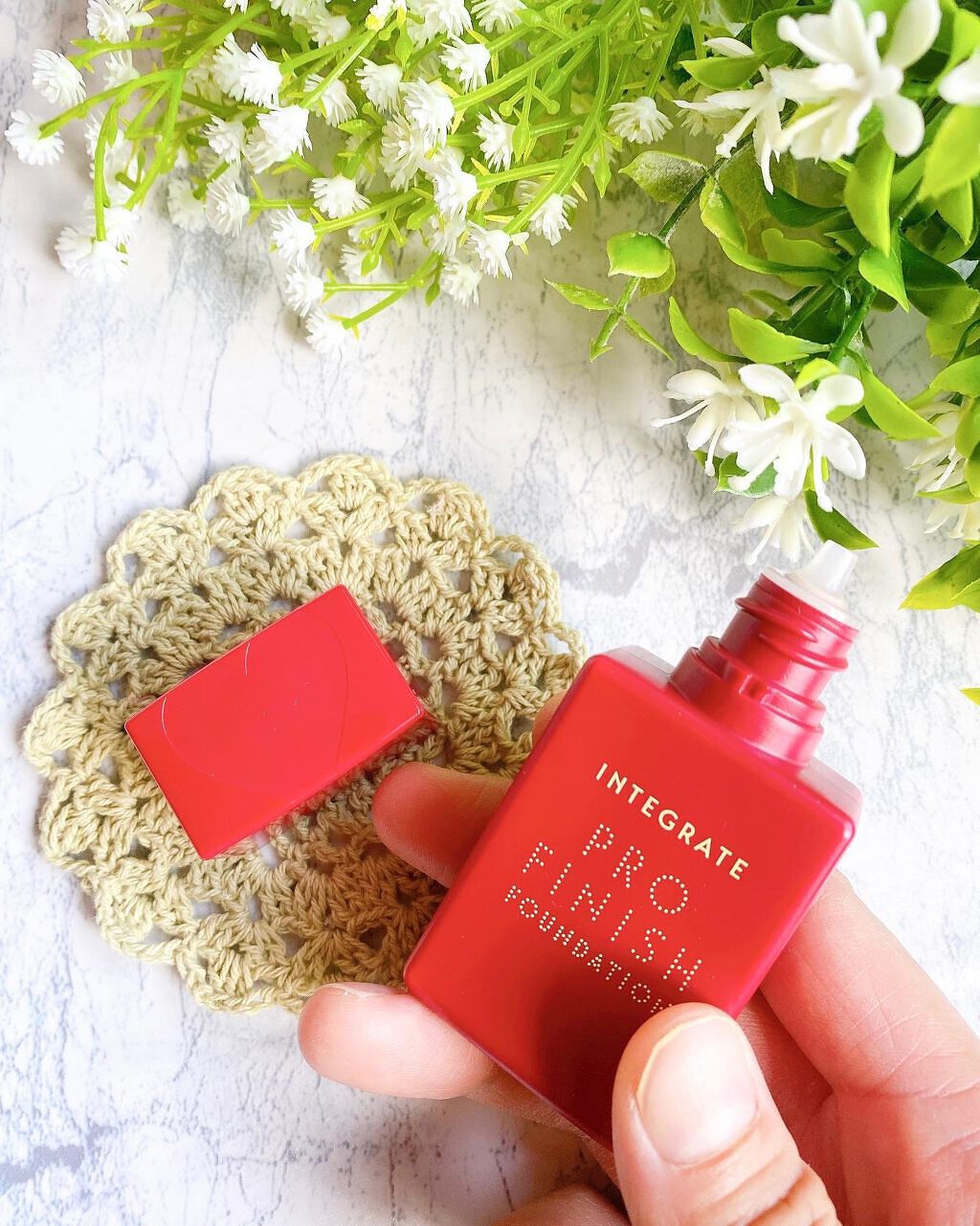 プロフィニッシュリキッド/インテグレート/リキッドファンデーションを使ったクチコミ(2枚目)