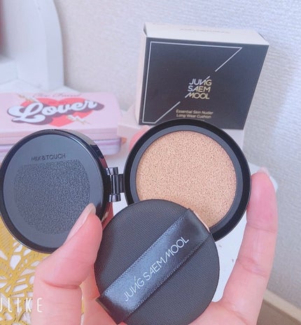 ジョンセンムル スキンヌーダーロングウェアクッション/JUNG SAEM MOOL/クッションファンデーションを使ったクチコミ(1枚目)