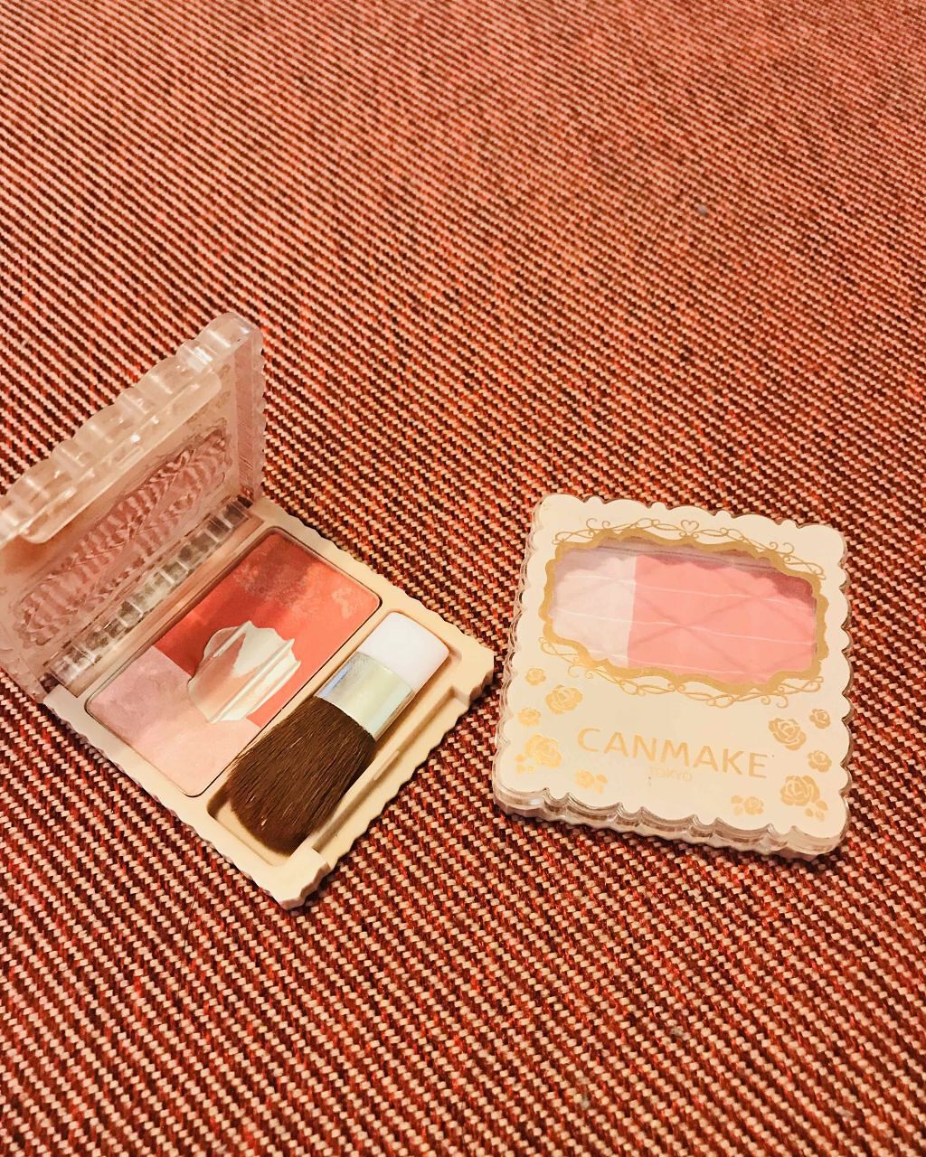 マット&クリスタルチークス/キャンメイク/パウダーチークを使ったクチコミ(1枚目)