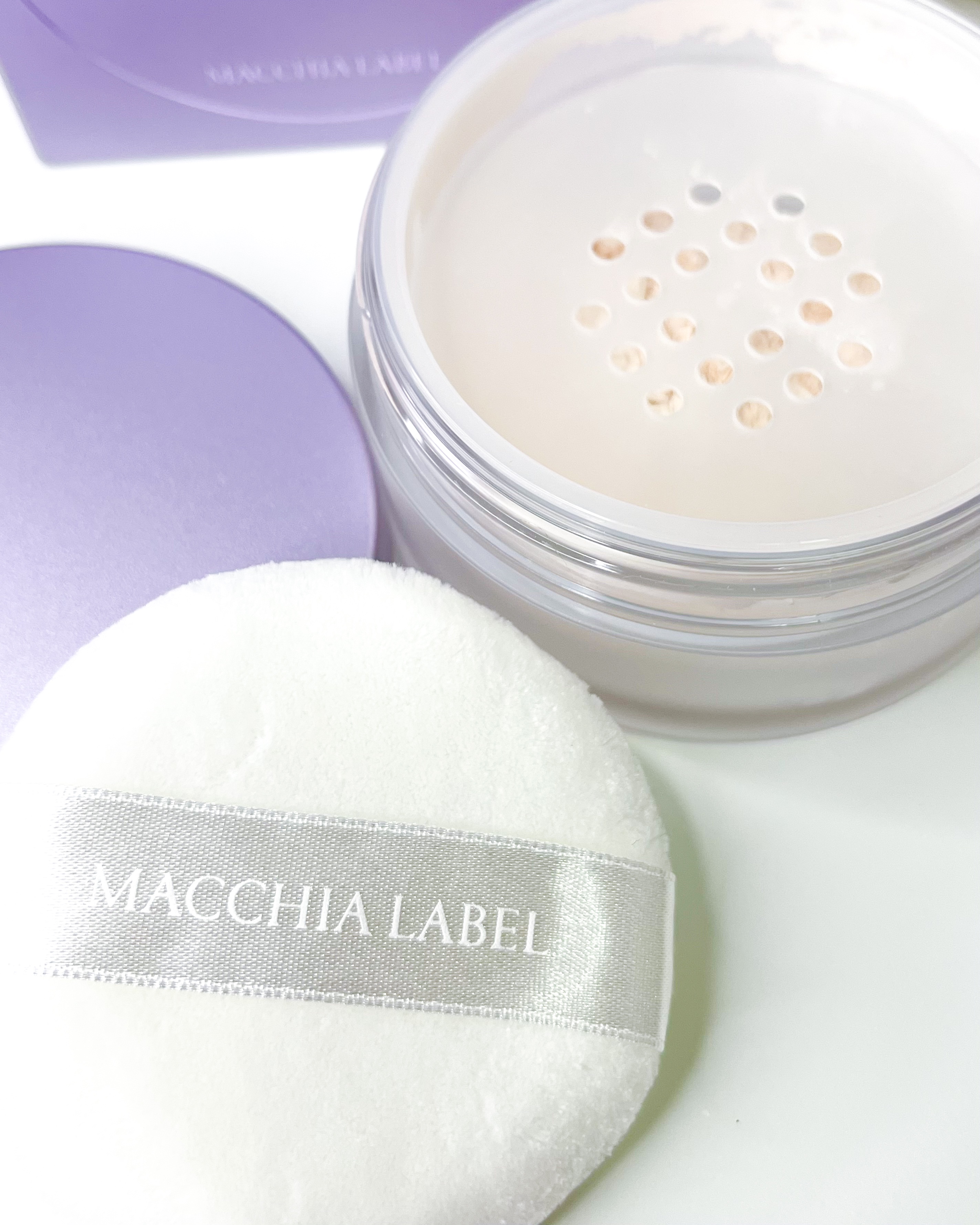 ダイヤモンドビジュパウダー/Macchia Label/ルースパウダーを使ったクチコミ（2枚目）