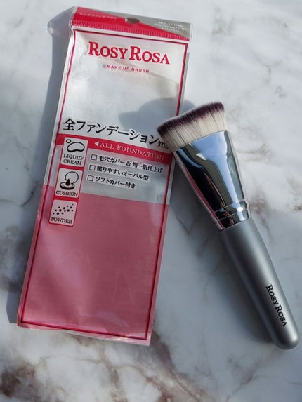 マルチファンデブラシ /ロージーローザ/メイクブラシを使ったクチコミ(2枚目)