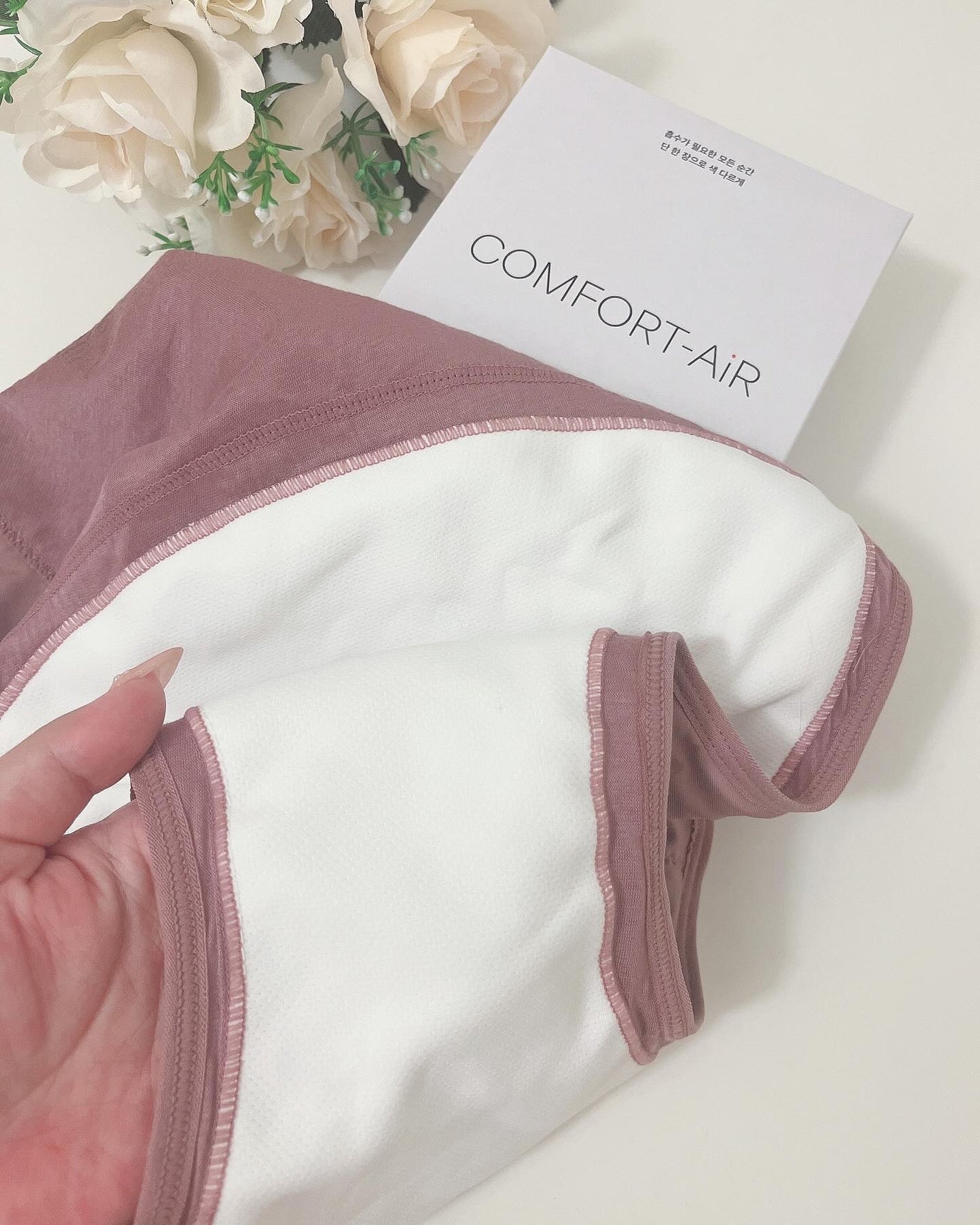 サニタリー吸水ショーツ/dansaek/その他生理用品を使ったクチコミ(2枚目)