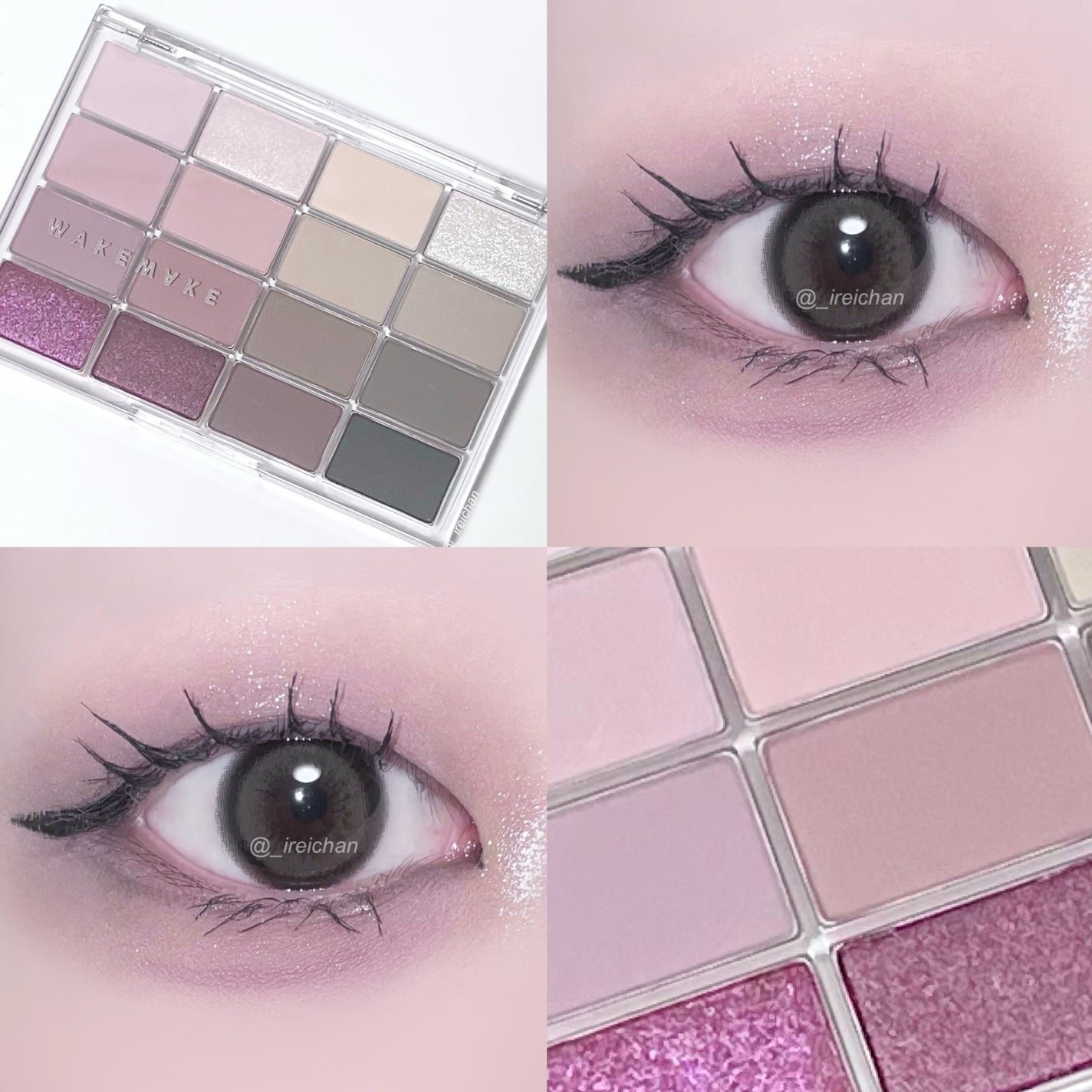 ソフトブラーリングアイパレット/wakemake/アイシャドウパレットを使ったクチコミ(1枚目)