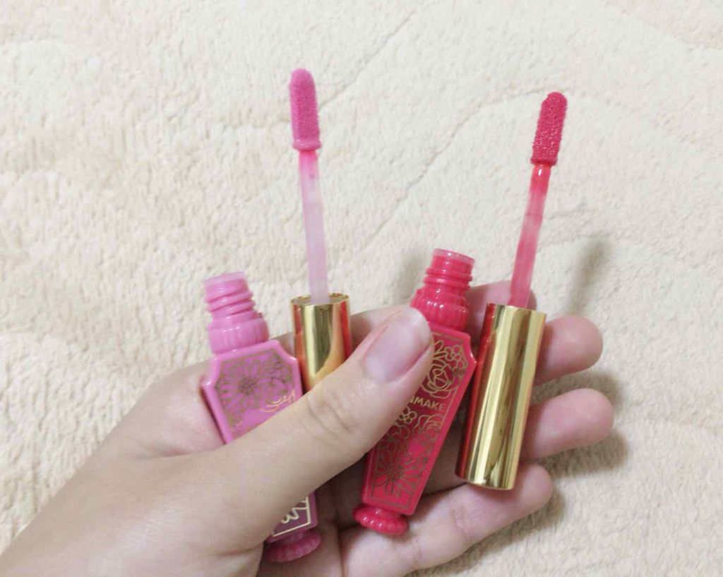 リップティントシロップ/キャンメイク/リップティントを使ったクチコミ（2枚目）