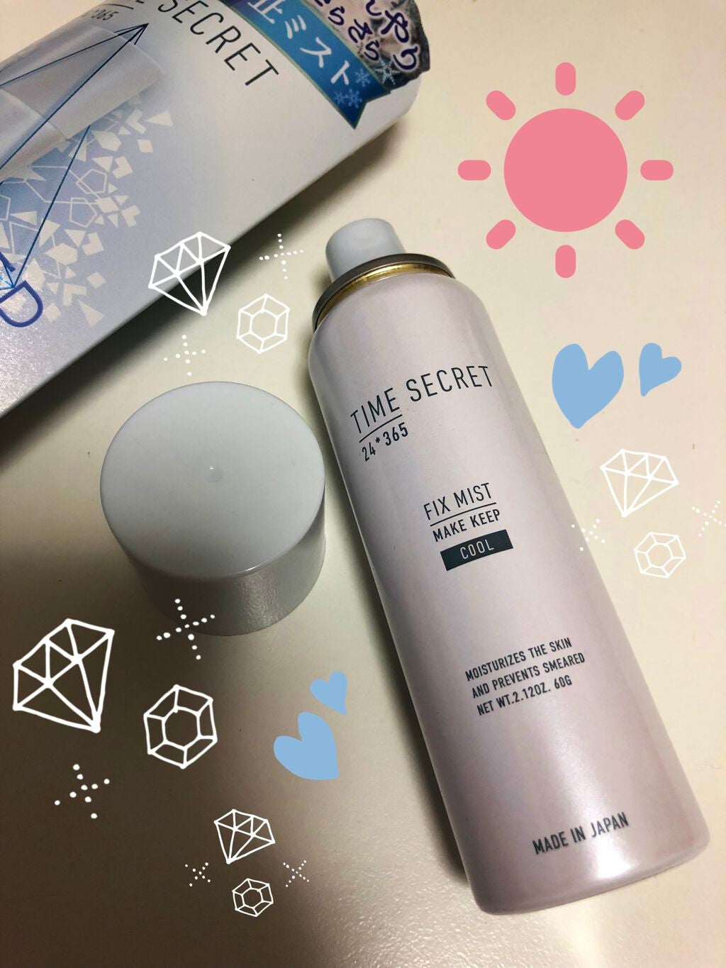 タイムシークレット フィックスミスト クール/TIME SECRET/フィックスミストを使ったクチコミ(3枚目)