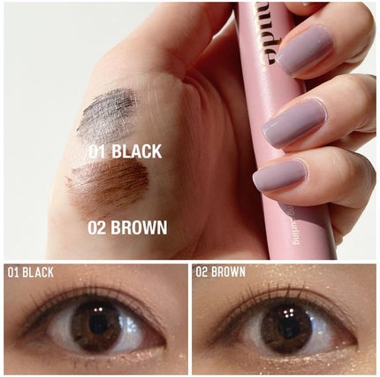 MD インスパイアロングラッシュ カーリングマスカラ/mude/マスカラを使ったクチコミ(4枚目)