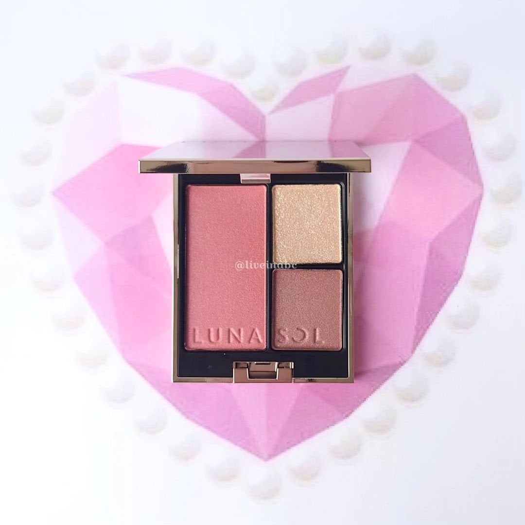 カラーリンググロウパレット/LUNASOL/パウダーチークを使ったクチコミ(1枚目)