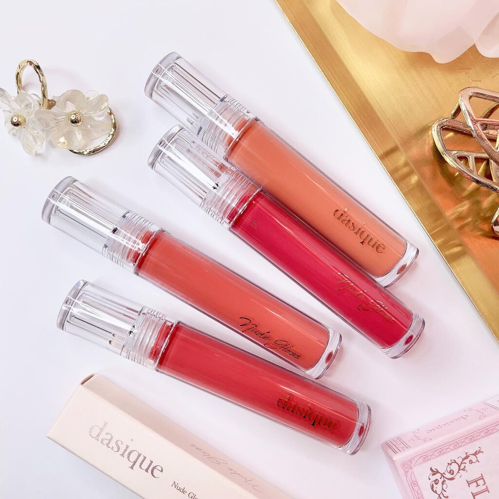 ヌードグロスティント/dasique/リップティントを使ったクチコミ（2枚目）