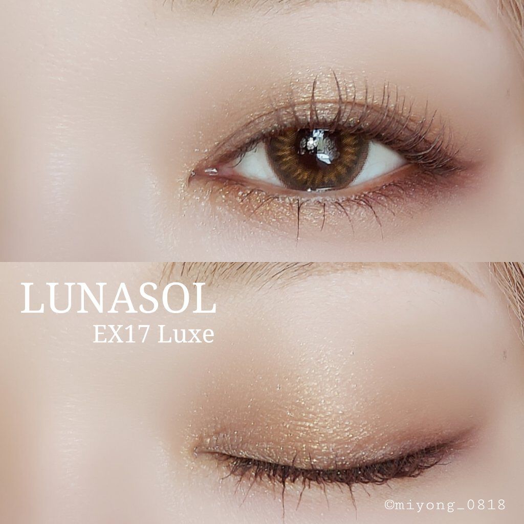 アイカラーレーション EX17 Luxe（限定発売）/LUNASOL/アイシャドウパレットを使ったクチコミ（2枚目）