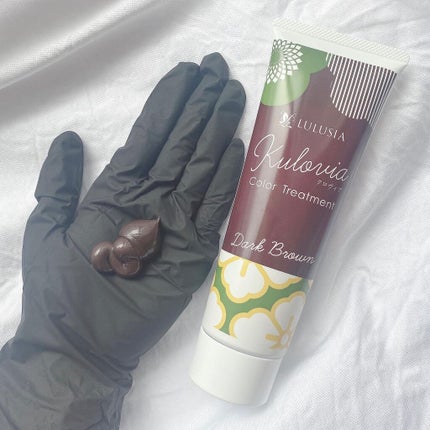 クロヴィア カラートリートメント ダークブラウン/ルルシア/洗い流すヘアトリートメントを使ったクチコミ(1枚目)