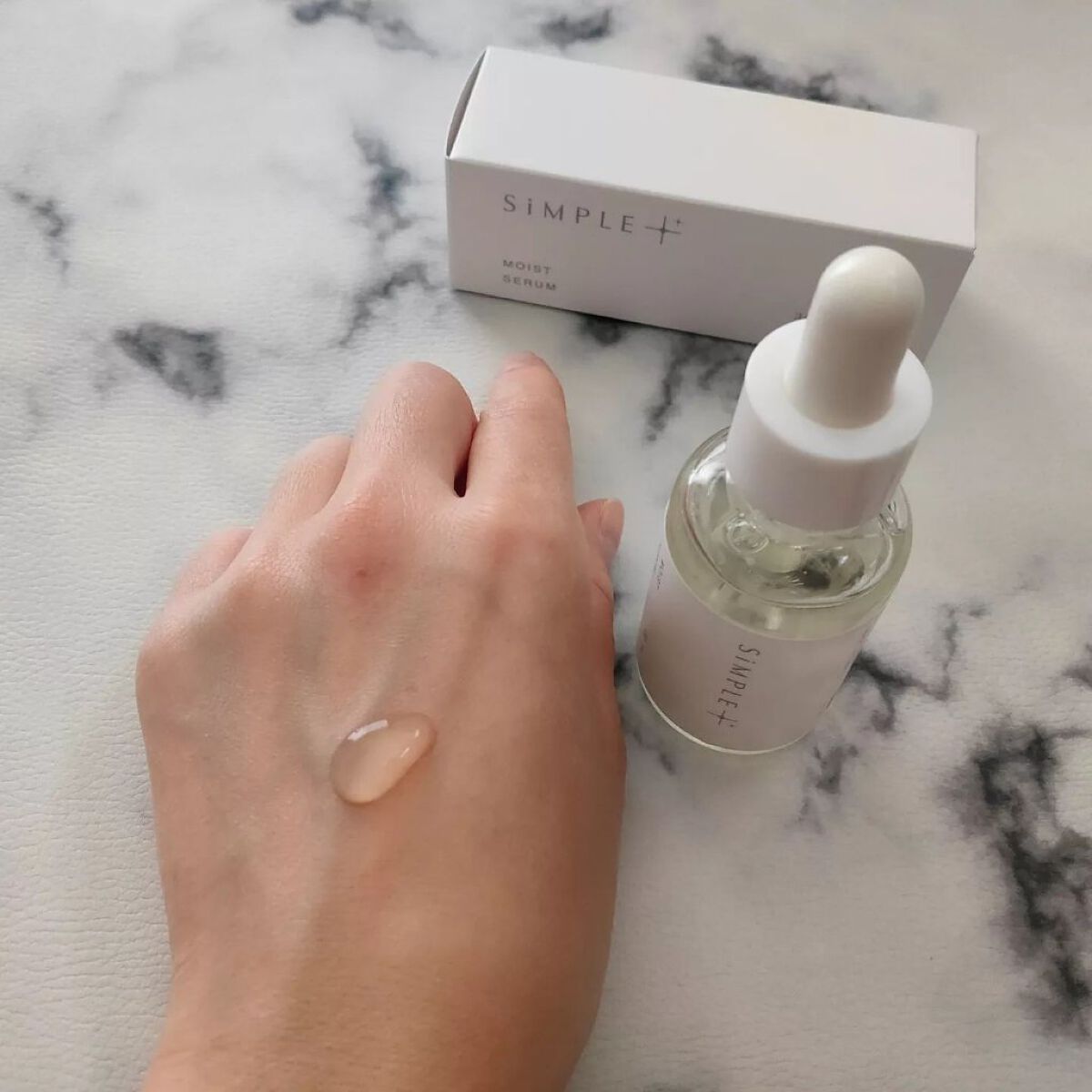 モイストセラム/SiMPLE++/美容液を使ったクチコミ（3枚目）