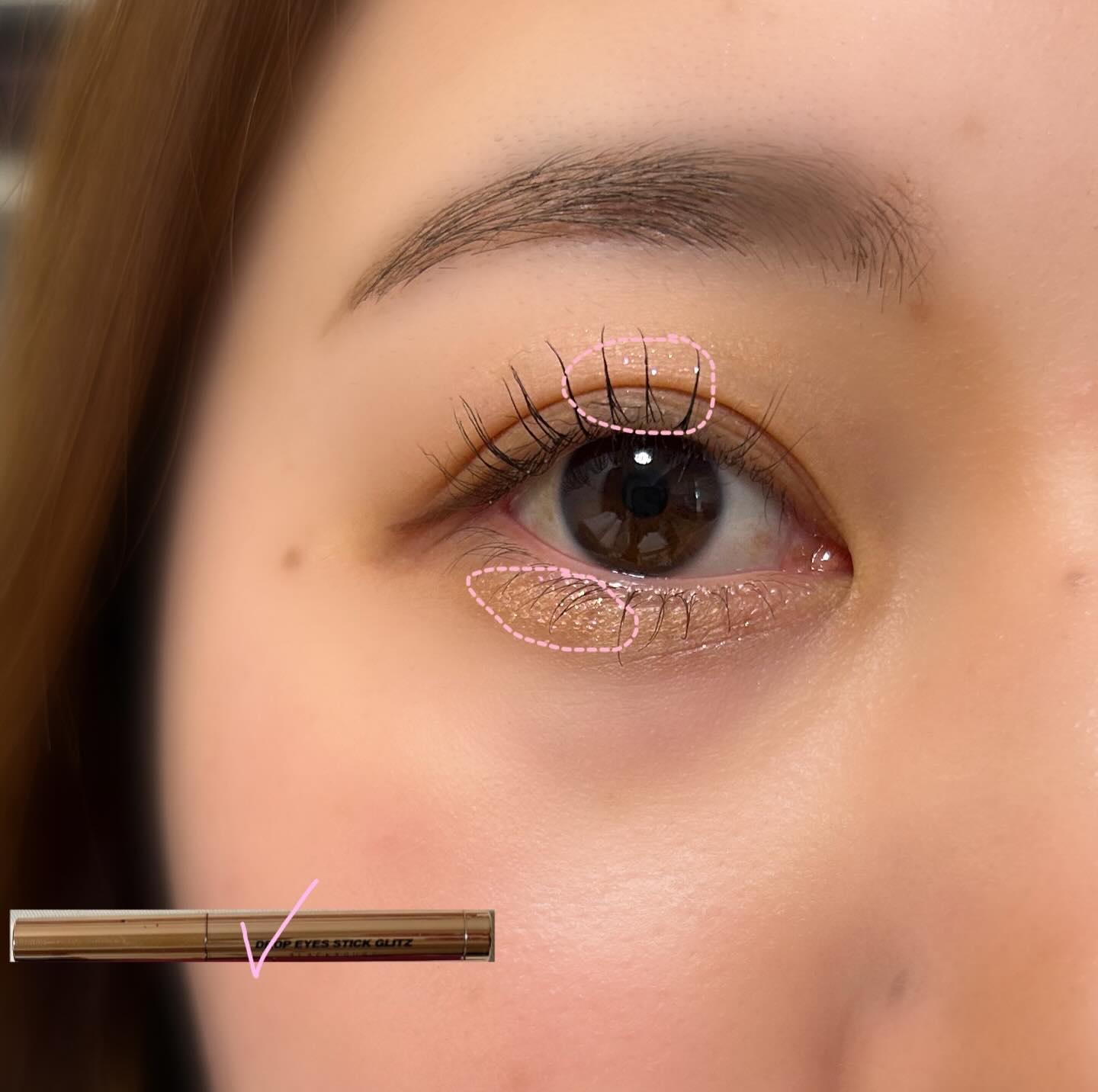 「塗るつけまつげ」自まつげ際立てタイプ/デジャヴュ/マスカラを使ったクチコミ（3枚目）