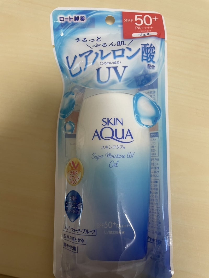 スキンアクア スーパーモイスチャージェル/スキンアクア/日焼け止めジェルを使ったクチコミ(1枚目)