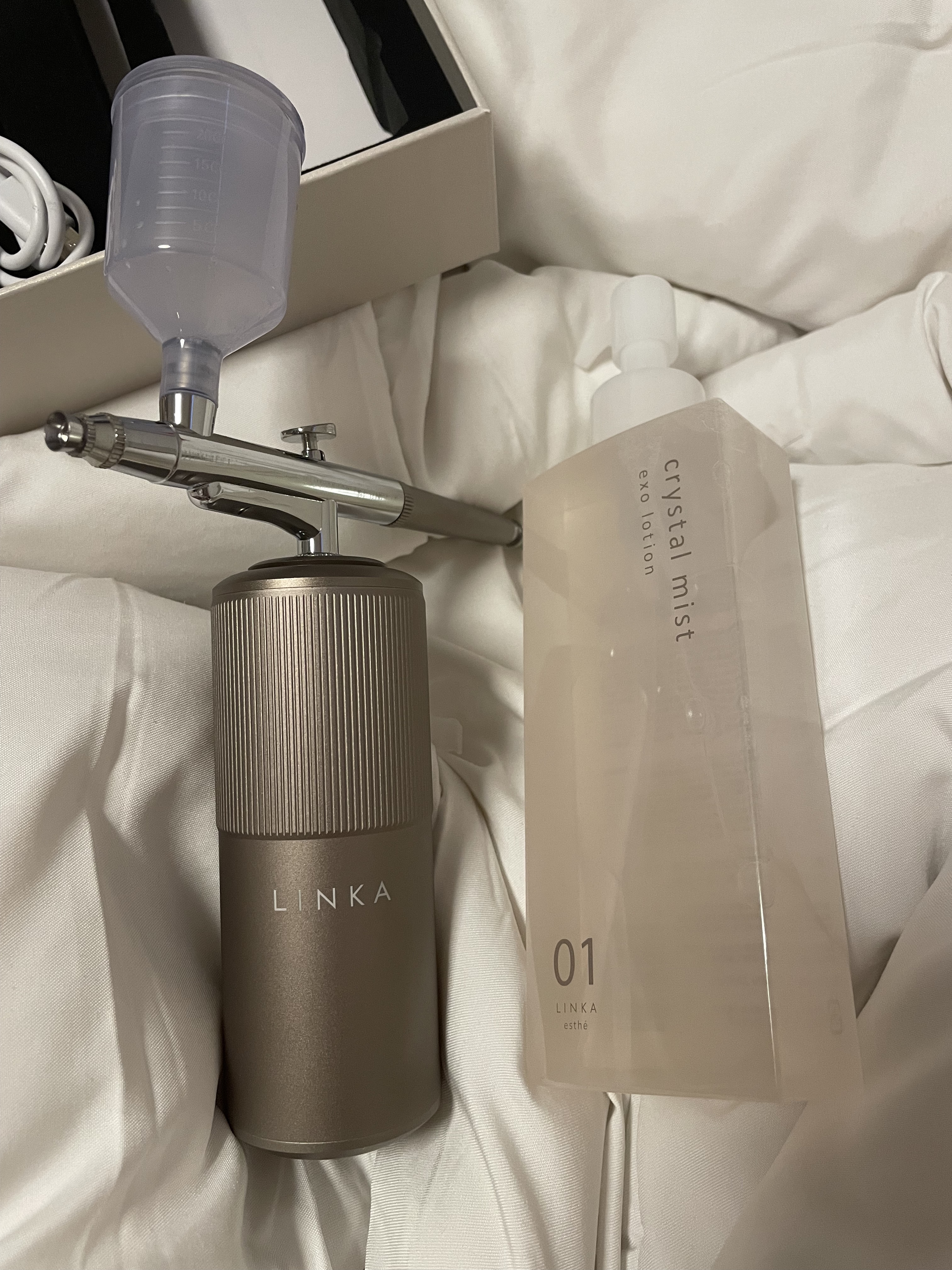 LINKA クリスタルミスト エアスプレー/LINKA/美顔器・マッサージを使ったクチコミ（2枚目）