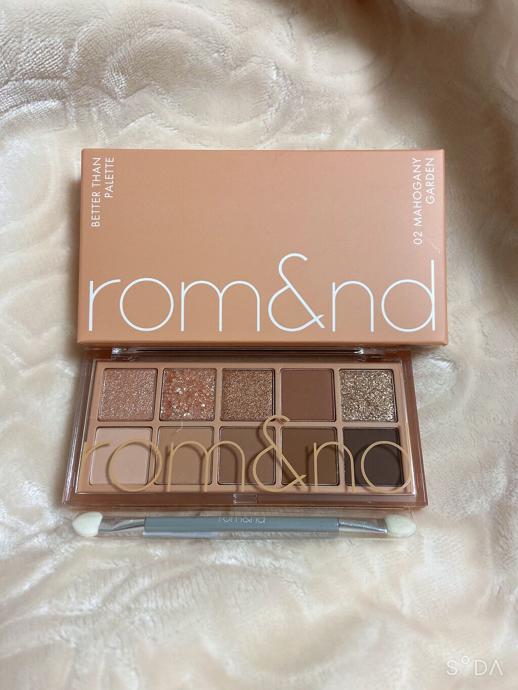 ベターザンパレット/rom&nd/アイシャドウパレットを使ったクチコミ（2枚目）