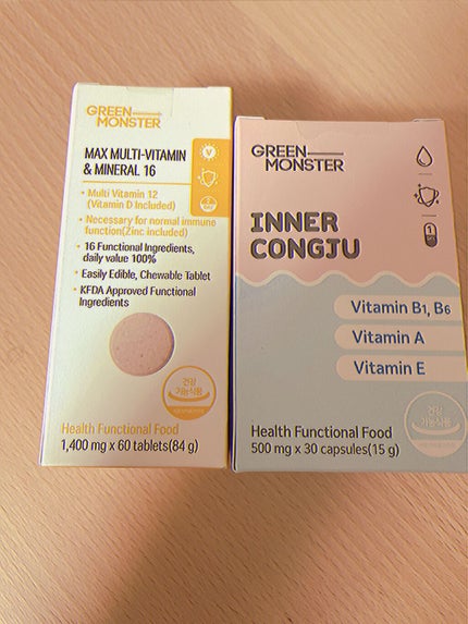 インナービューティーインナーコラーゲン/グリーンモンスター/食品を使ったクチコミ(1枚目)