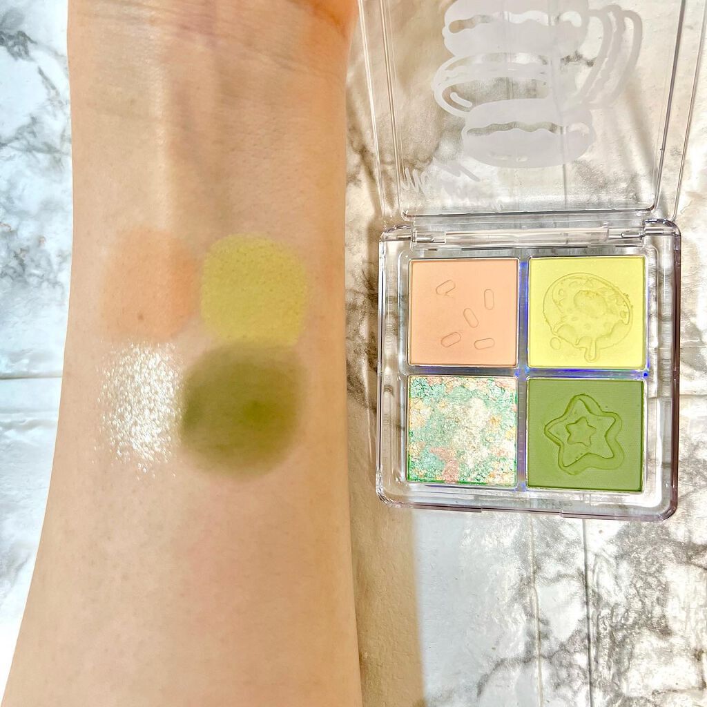 ZEESEAデザートコレクション4カラーアイシャドウパレット/ZEESEA/アイシャドウパレットを使ったクチコミ(5枚目)