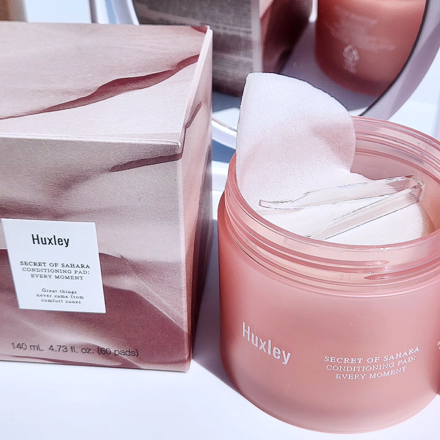 コンディショニングパッド； エブリモーメント/Huxley/トナーパッドを使ったクチコミ（1枚目）