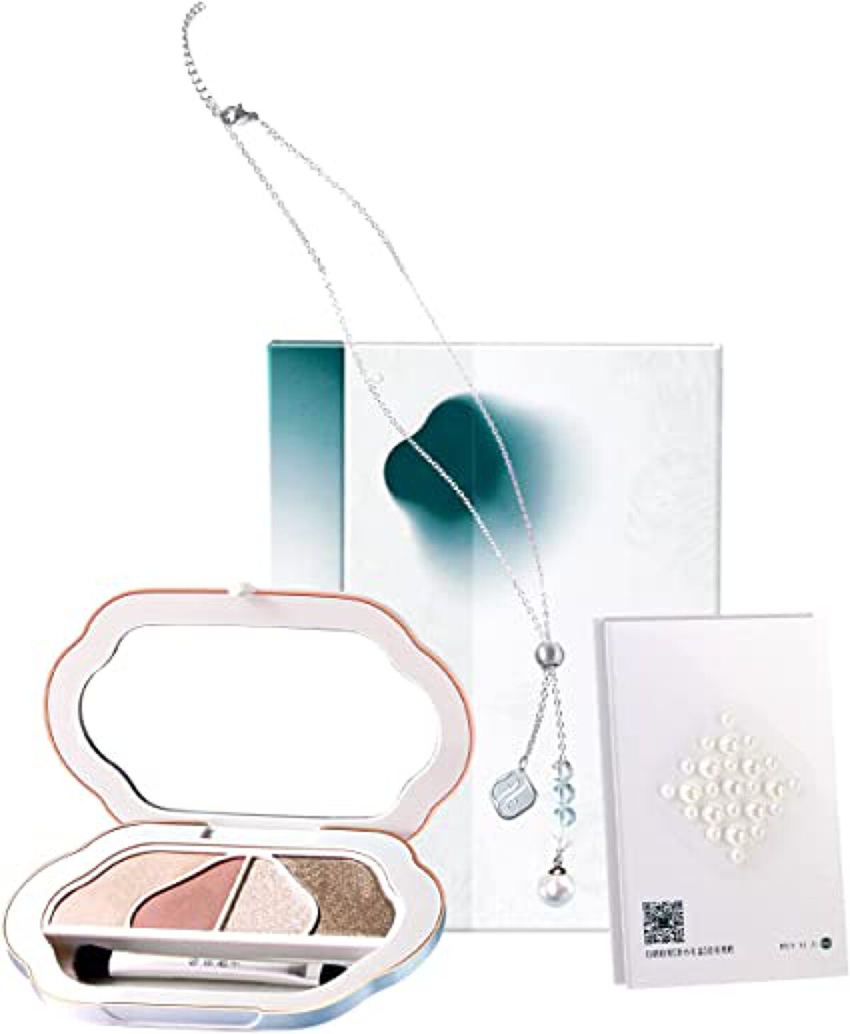 花色傾眸アイシャドウパレット（真珠限定） 520 暁光