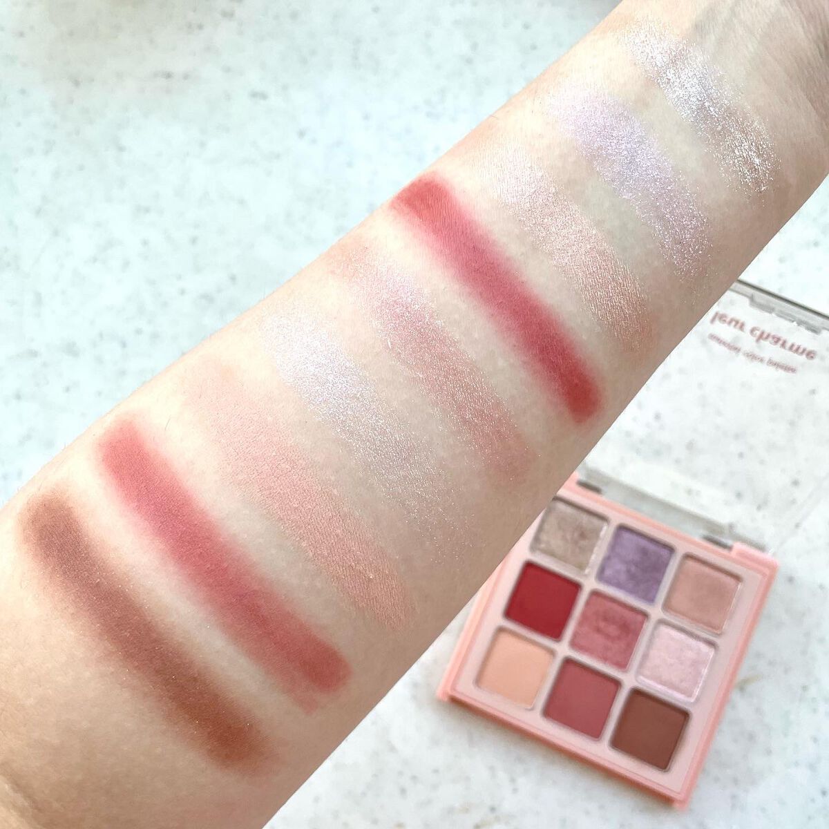 マテリアルカラーパレット/leur charme/アイシャドウパレットを使ったクチコミ(3枚目)