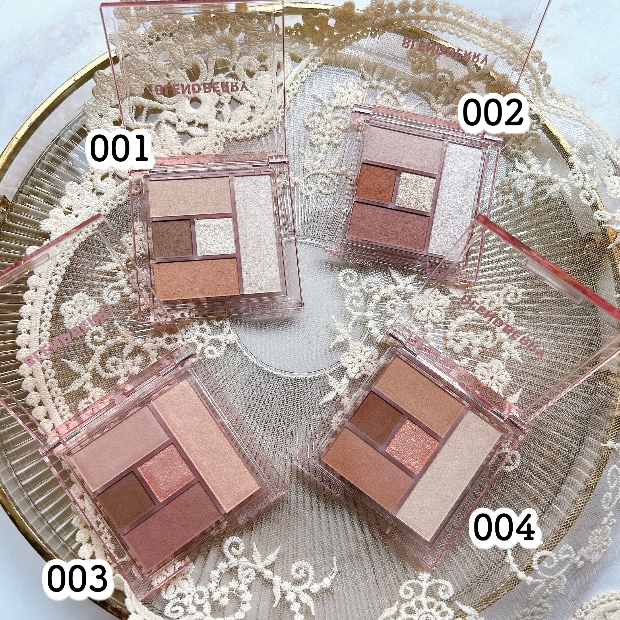 ブレンドベリー オールユーニード クリエイション 001 ムーンライトサンド/BLEND BERRY/マルチパレットを使ったクチコミ（2枚目）