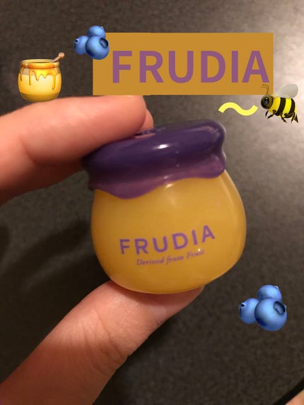 ブルーベリーハニーリップバーム/FRUDIA/リップバームを使ったクチコミ(1枚目)