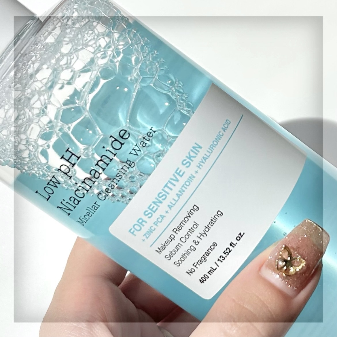 弱酸性 ナイアシンアミド ミセラークレンジングウォーター/COSRX/クレンジングウォーターを使ったクチコミ（2枚目）