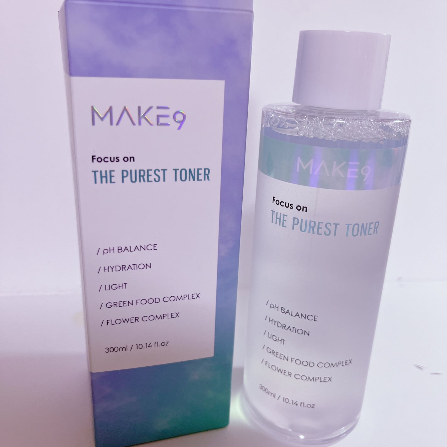 ザ・ピュアレストトナー/MAKE9/化粧水を使ったクチコミ(3枚目)