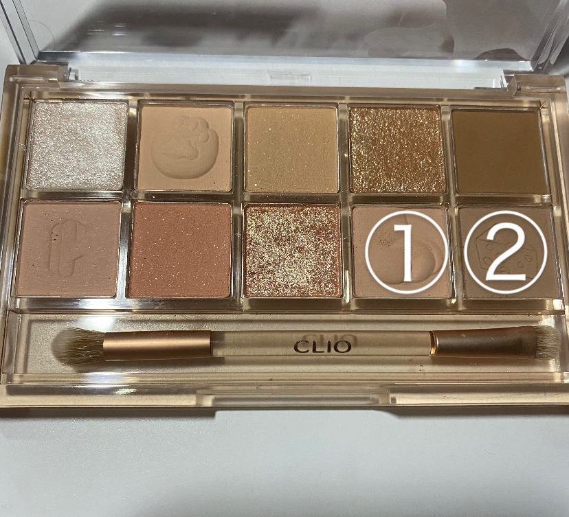 プロ アイ パレット/CLIO/アイシャドウパレットを使ったクチコミ（3枚目）