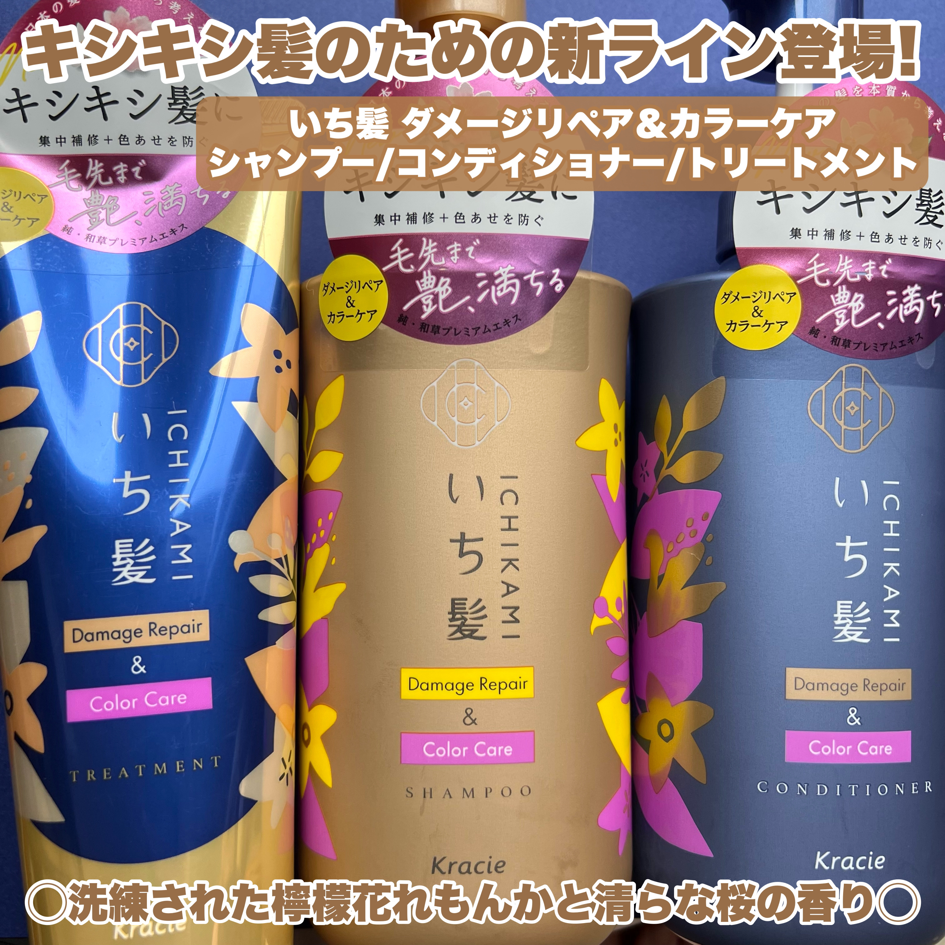 ダメージリペア＆カラーケア シャンプー/コンディショナー/いち髪/市販シャンプーを使ったクチコミ（2枚目）