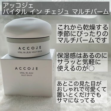 バイタル イン チェジュ マルチバーム/ACCOJE/フェイスバームを使ったクチコミ（2枚目）