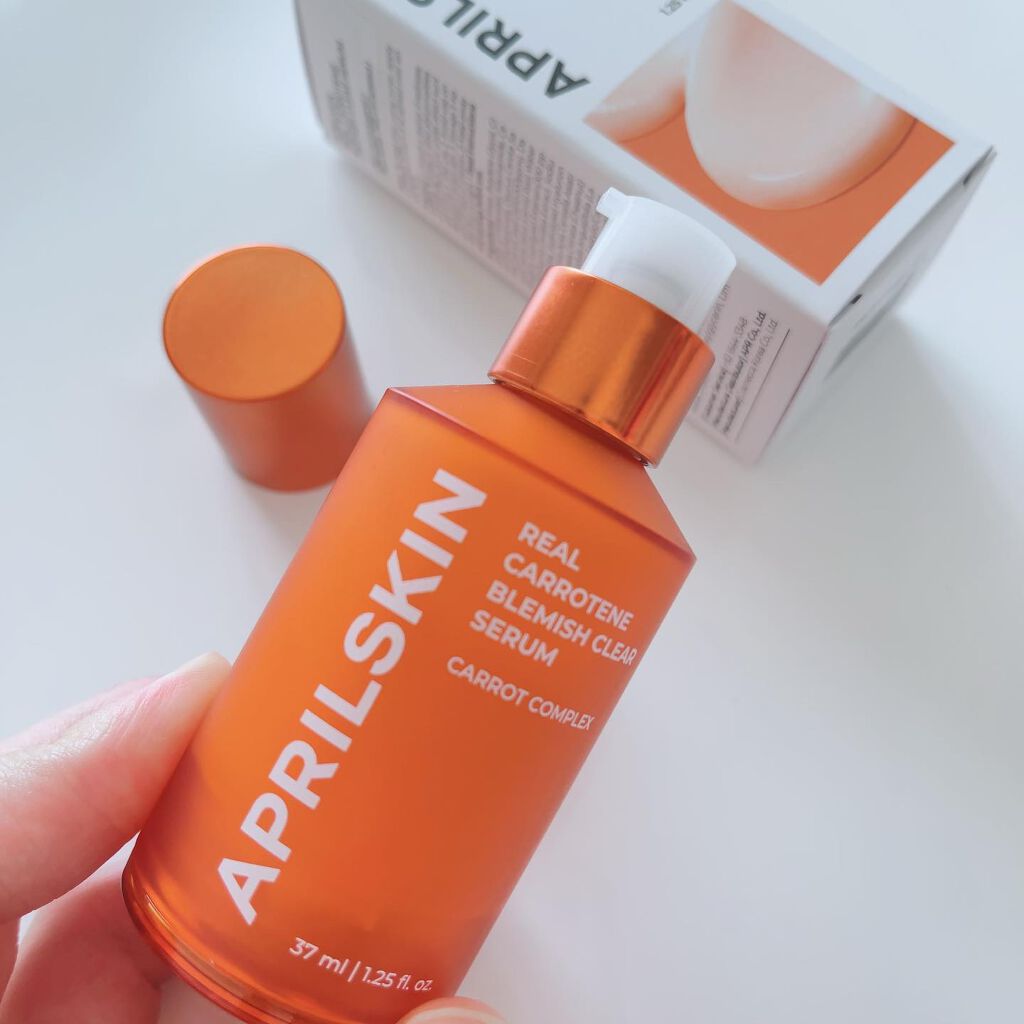 リアルカロテンブレミッシュクリアセラム/APRILSKIN/美容液を使ったクチコミ(2枚目)