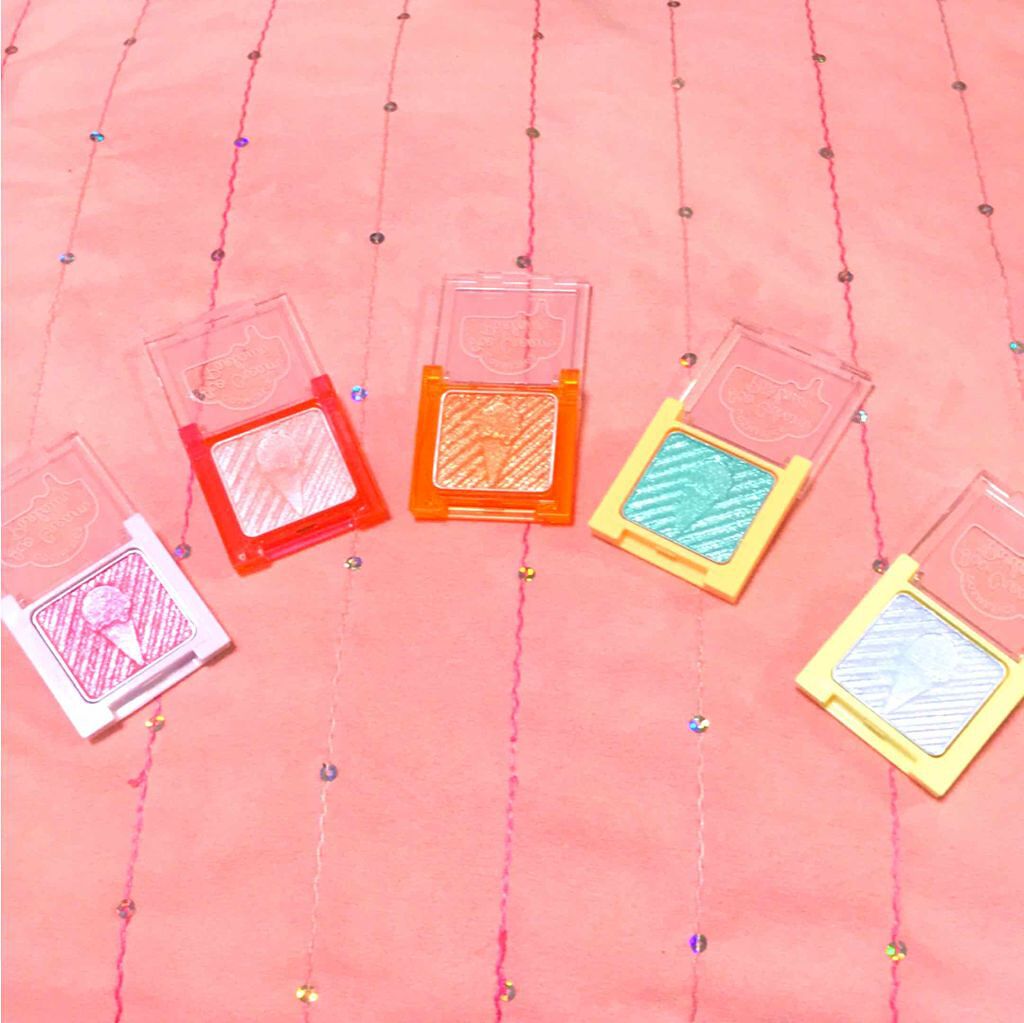 アイシャドウ/アイスクリームパーラー コスメティクス/単色アイシャドウを使ったクチコミ(2枚目)