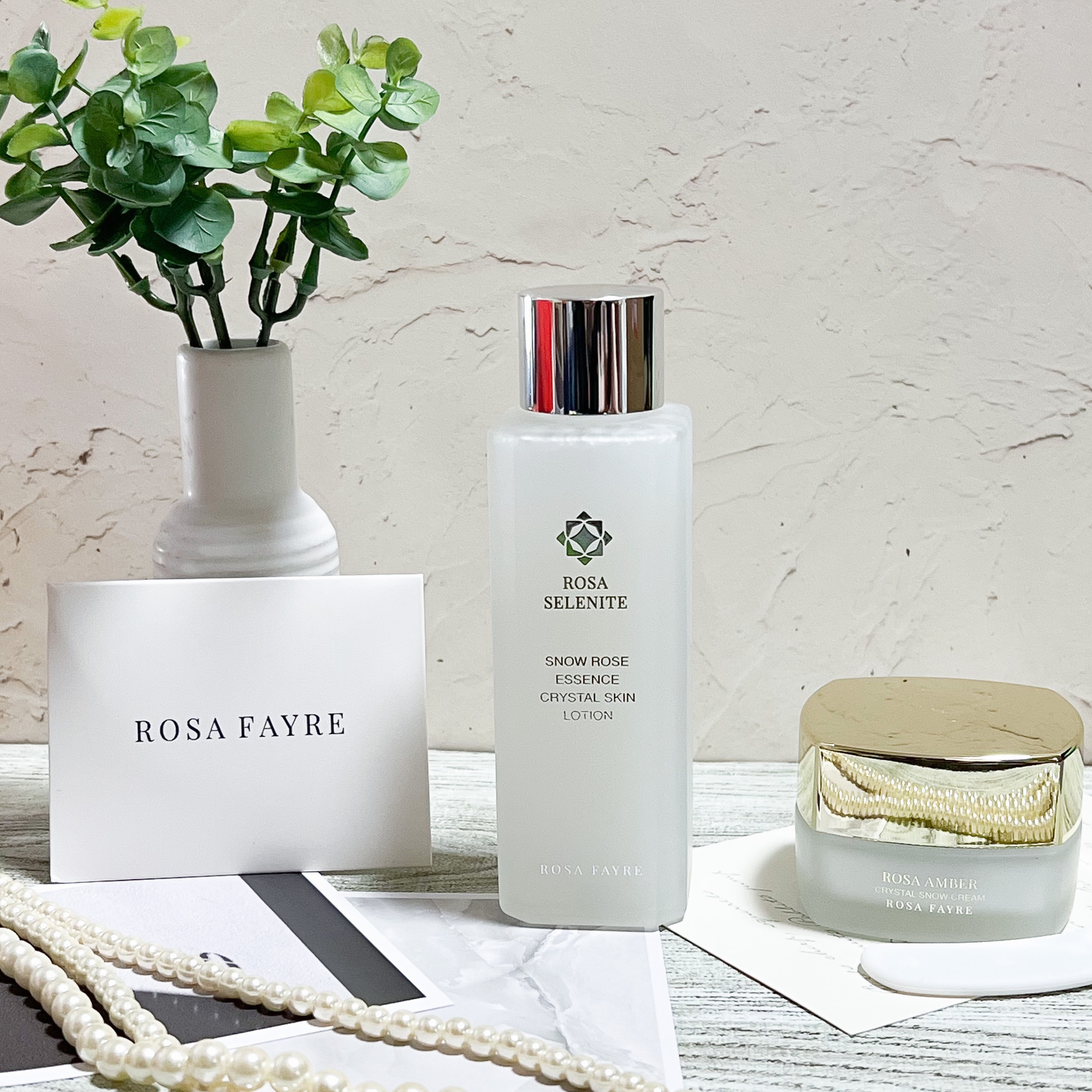 ロサ セレナイト スノーローズ エッセンス クリスタルスキン ローション/ROSA FAYRE/化粧水を使ったクチコミ（1枚目）