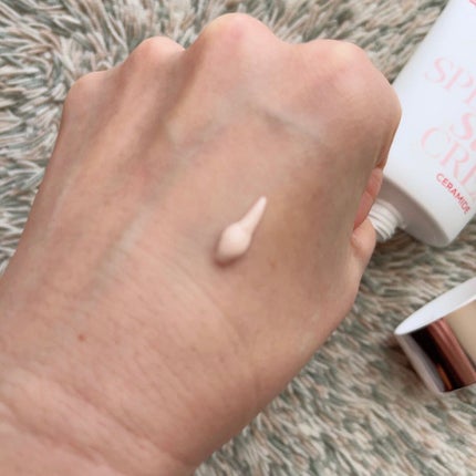 ウォータースプラッシュサンクリーム セラミド/espoir/日焼け止めクリームを使ったクチコミ(2枚目)