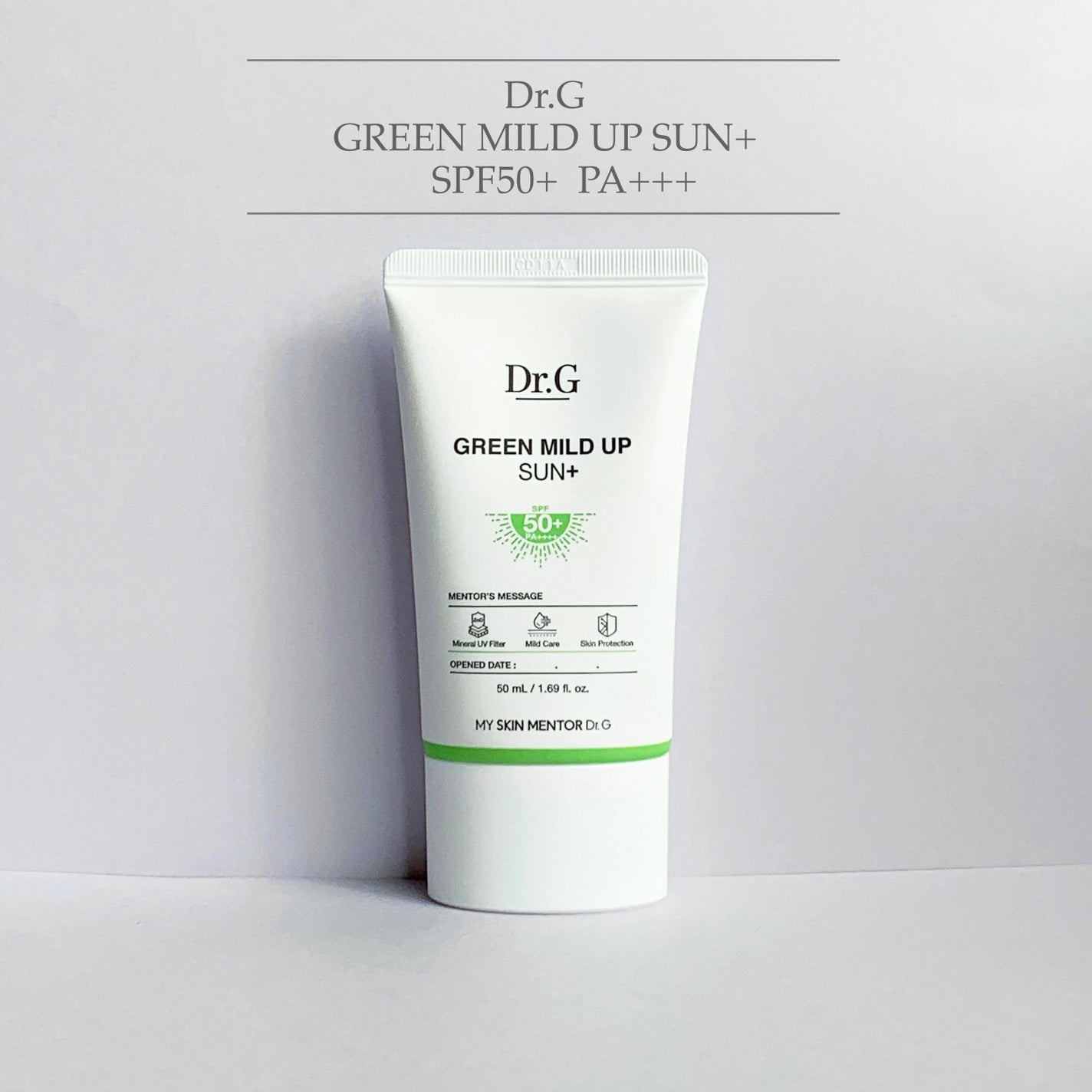 グリーンマイルドアップサンプラス/Dr.G/日焼け止めクリームを使ったクチコミ(1枚目)