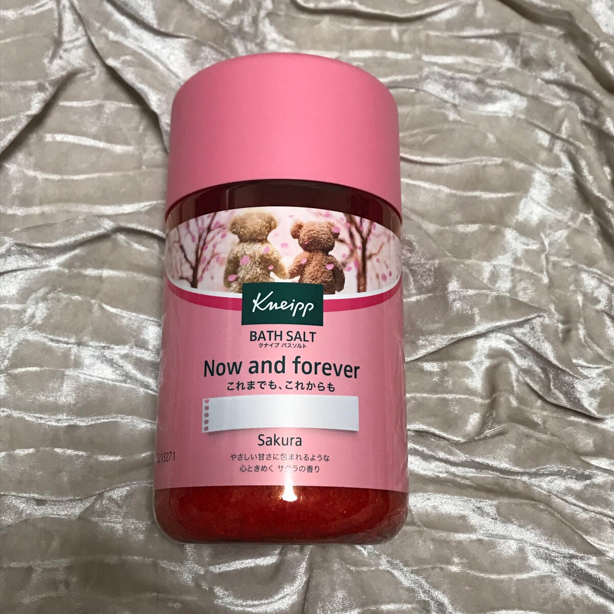 クナイプ バスソルト サクラの香り/クナイプ/無機塩系入浴剤を使ったクチコミ(1枚目)