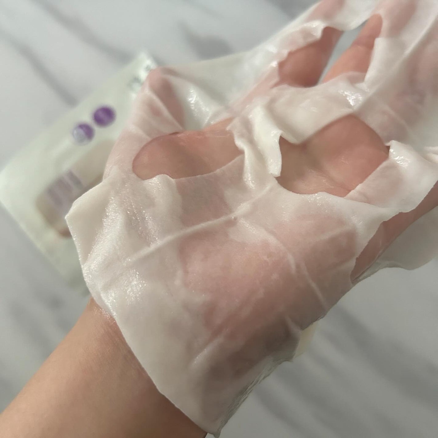 スキンバリアカーミングマスク/Ongredients/シートマスク・パックを使ったクチコミ(5枚目)