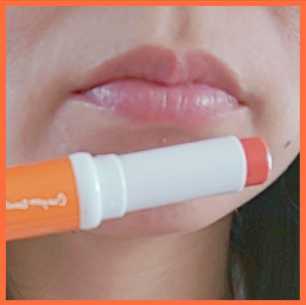 カラーリップクリーム/キャンドゥ/リップクリームを使ったクチコミ(2枚目)